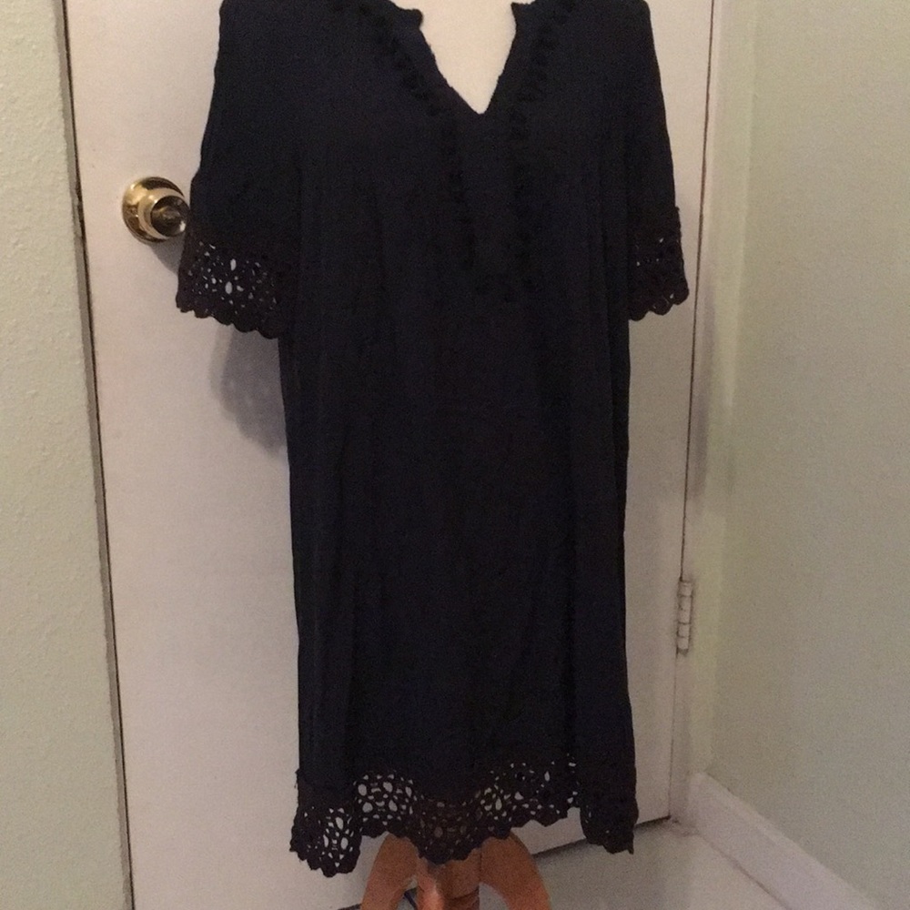 Dark blue dress